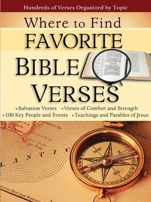 cover image of Where to Find Favorite Bible Verses